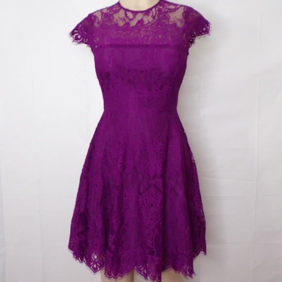 Jupe Crayon Rouge Dentelle BB Dakota – Taille 6 Modcloth Aflame With Allure (Neuf)